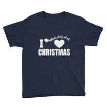 I Love Christmas Youth Short Sleeve T-Shirt