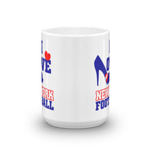 I Love New York Football Mug