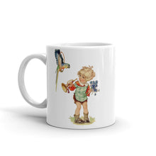Boy and Parrot Mug