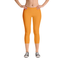 Orange Capri Leggings