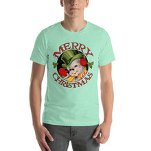 Merry Christmas Snowman Short-Sleeve Unisex T-Shirt