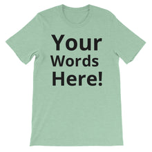 Fully Customizable Short-Sleeve Unisex T-Shirt
