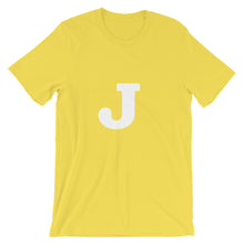 J Short-Sleeve Unisex T-Shirt