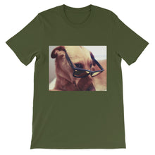 Dog with glasses t-shirt