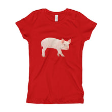 Girl's T-Shirt - Pig