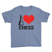 I Love Chess Youth Short Sleeve T-Shirt