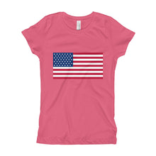 Girl's T-Shirt - American Flag