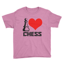 I Love Chess Youth Short Sleeve T-Shirt