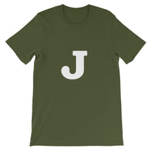 J Short-Sleeve Unisex T-Shirt