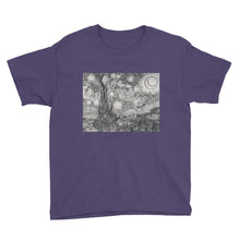 Starry Night Youth Short Sleeve T-Shirt