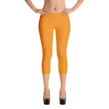 Orange Capri Leggings