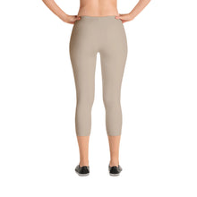 Tan Capri Leggings