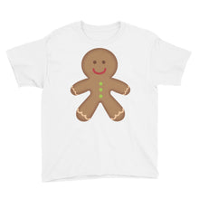 Gingerbread Man Youth Short Sleeve T-Shirt