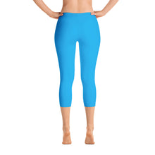 Cyan Capri Leggings