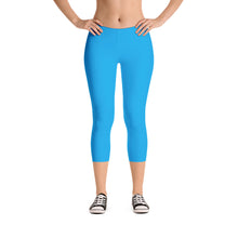 Cyan Capri Leggings