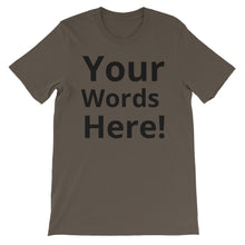 Fully Customizable Short-Sleeve Unisex T-Shirt