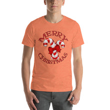 Merry Christmas Candy Cane Short-Sleeve Unisex T-Shirt