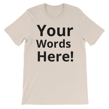 Fully Customizable Short-Sleeve Unisex T-Shirt