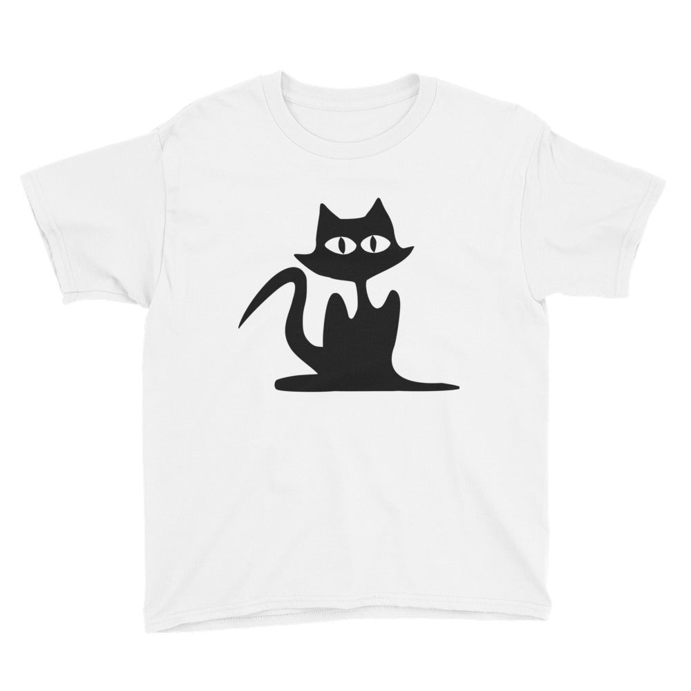 Black Cat Youth Short Sleeve T-Shirt
