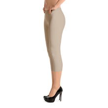 Tan Capri Leggings
