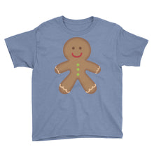 Gingerbread Man Youth Short Sleeve T-Shirt