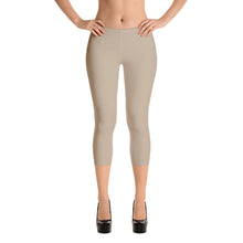 Tan Capri Leggings