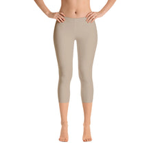 Tan Capri Leggings