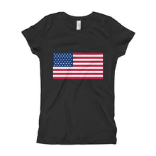 Girl's T-Shirt - American Flag
