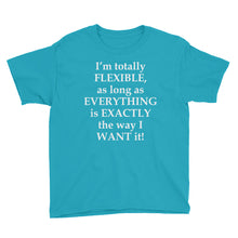 I'm Totally Flexible Youth Short Sleeve T-Shirt