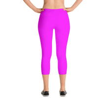Magenta Capri Leggings
