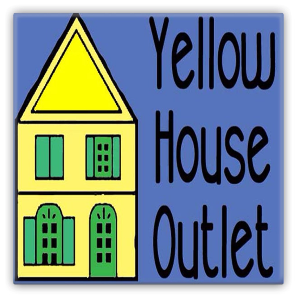 Yellow House Outlet Metal Magnet