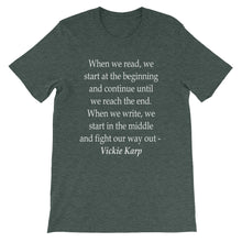 When we write t-shirt