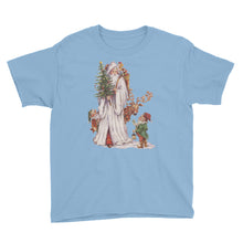 Vintage Father Christmas Youth Short Sleeve T-Shirt