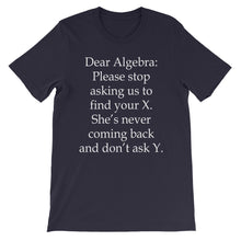 Dear Algebra t-shirt
