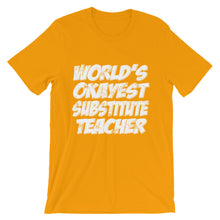 World's Okayest Substitute Teacher t-shirt