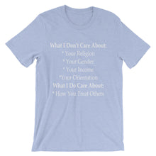 What I Care About t-shirt