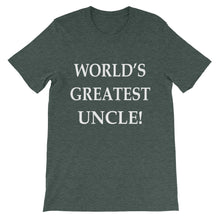 World's Greatest Uncle t-shirt