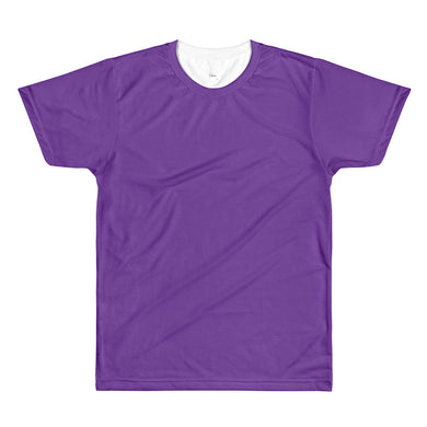 Purple men’s crewneck t-shirt