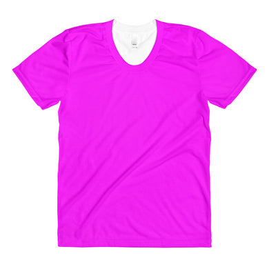 Magenta women’s crew neck t-shirt