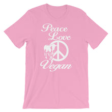 Peace Love Vegan t-shirt
