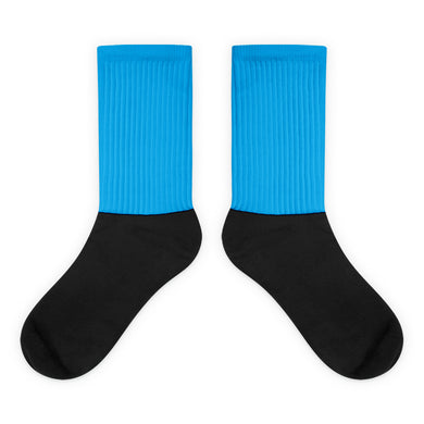 Cyan foot socks