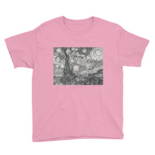 Starry Night Youth Short Sleeve T-Shirt