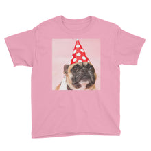 Birthday Pug Youth Short Sleeve T-Shirt