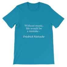 Without music t-shirt