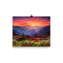 Sunset poster