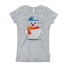 Girl's T-Shirt - Snowman.