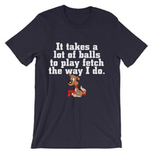 It Takes a Lot of Balls to Play Fetch t-shirt
