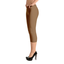 Brown Capri Leggings