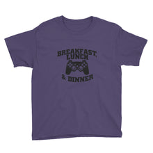 Breakfast, Lunch, and Dinner Youth Short Sleeve T-Shirt