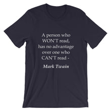 A person who won't read t-shirt